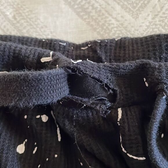 Katie J NYC Couture Girls Black with White Splatter Matching Top & Pants - Picture 4 of 8